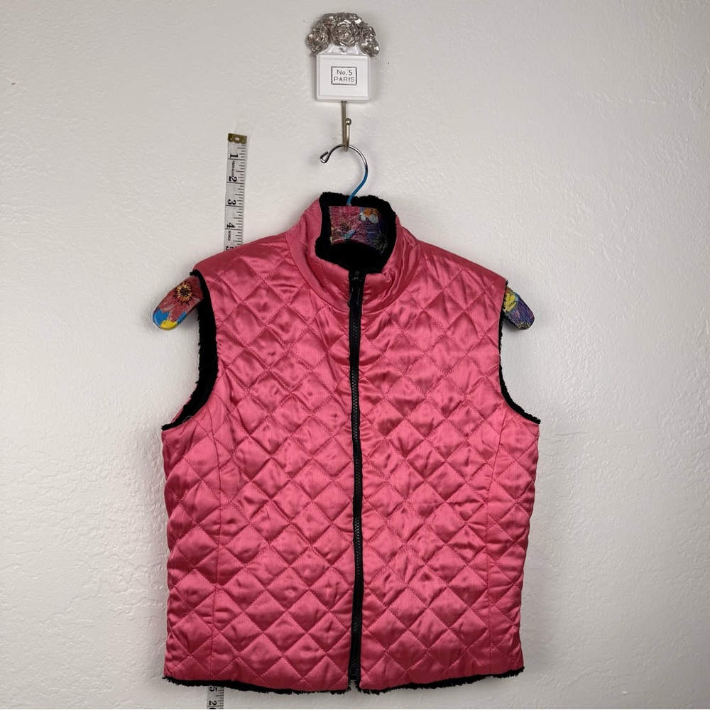 Jenni Max NYC Fuchsia Quilted Vest‎